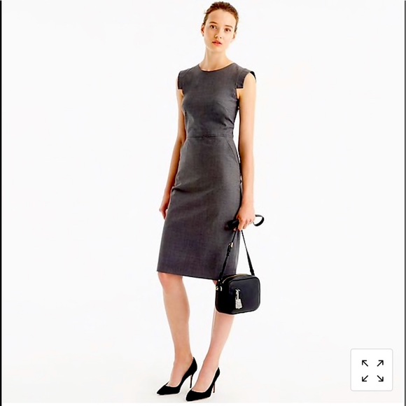 NWT J. Crew Black Sleeveless Res’ume’ 👗 Dress:10P